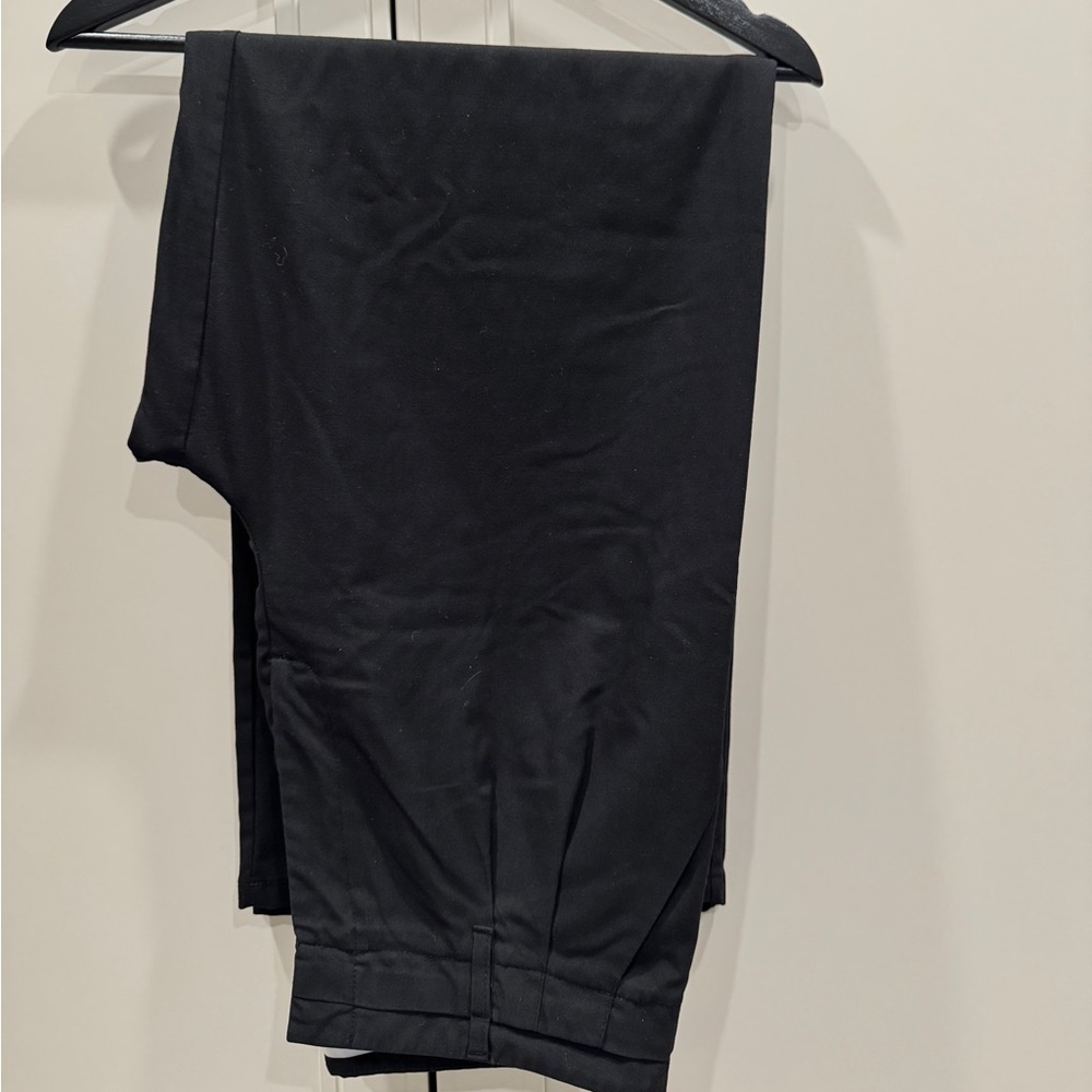 Bershka black tailored wide leg pants